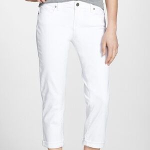 Paige Jimmy Jimmy Crop White Jeans 29